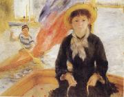 Pierre Renoir Girl in a Boat USA oil painting artist